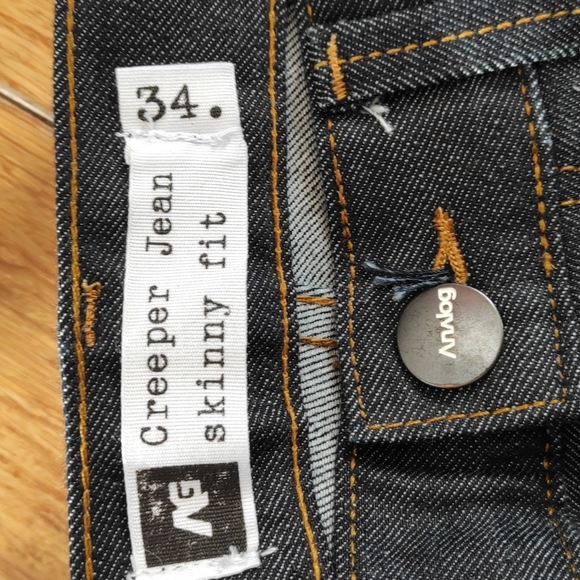 Men's Jeans Analog Creeper Denim Skinny size 34 - Picture 3 of 4